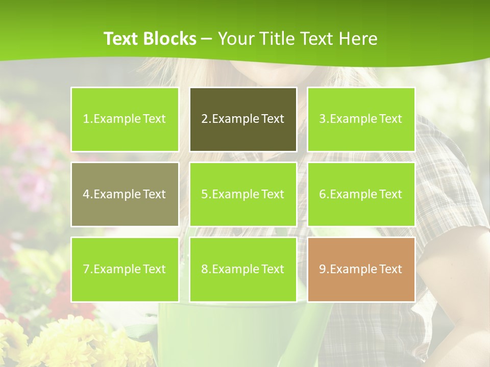 Commercial Growing Greenhouse PowerPoint Template