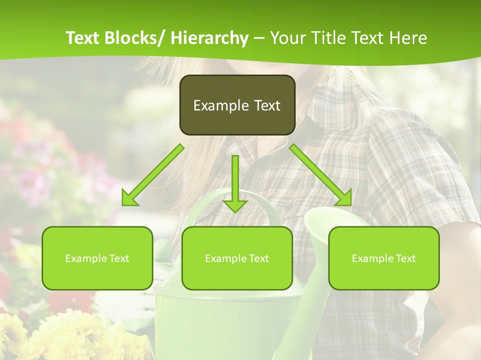 Commercial Growing Greenhouse PowerPoint Template