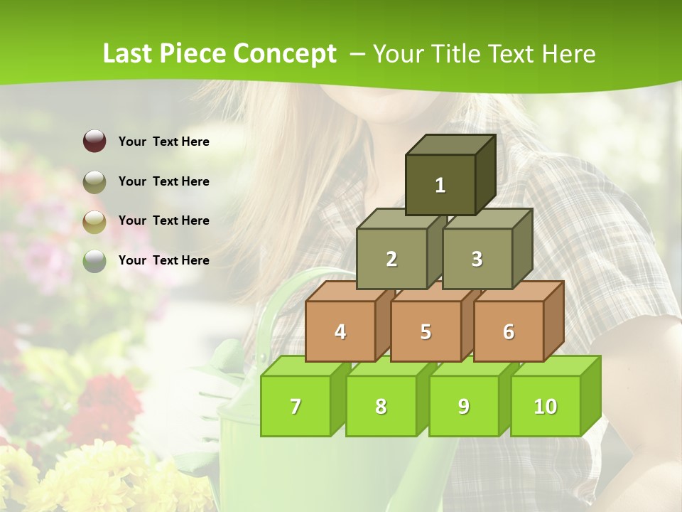 Commercial Growing Greenhouse PowerPoint Template