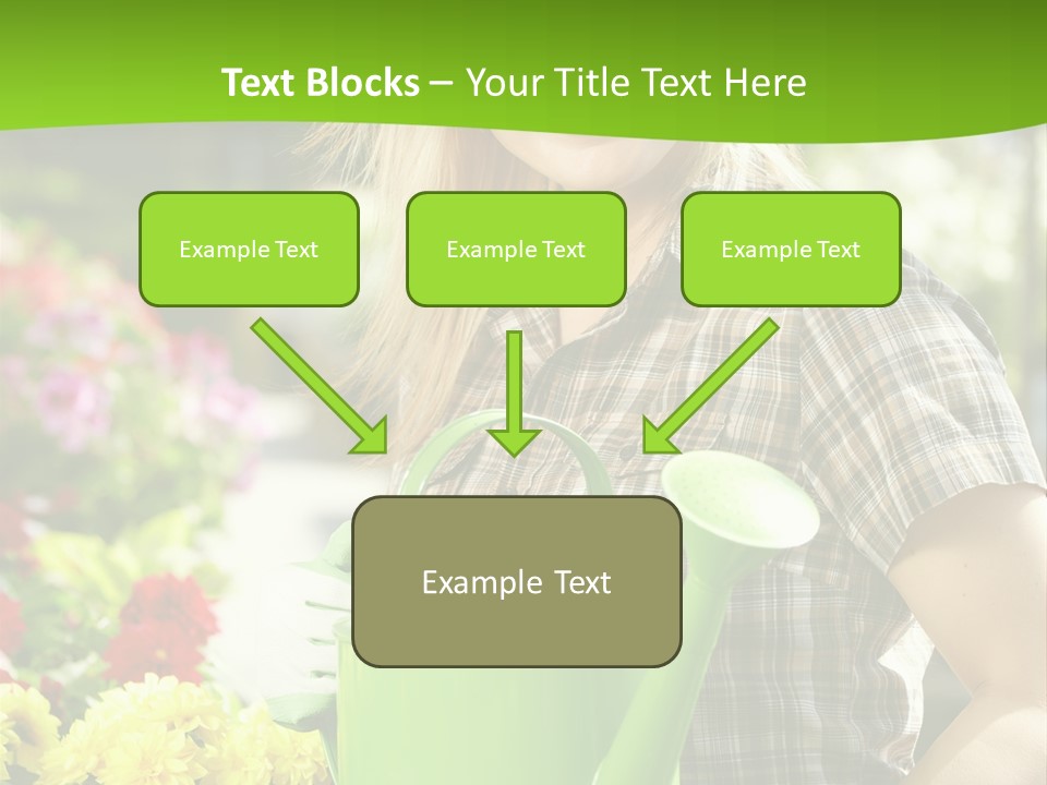 Commercial Growing Greenhouse PowerPoint Template