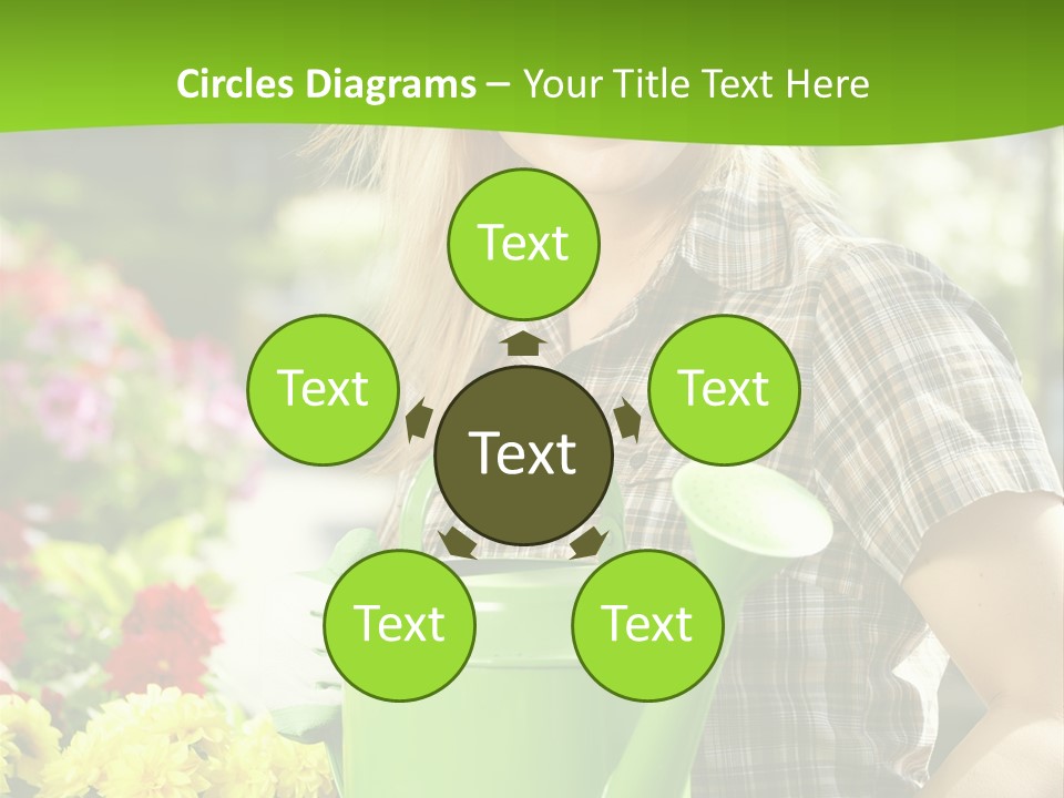 Commercial Growing Greenhouse PowerPoint Template