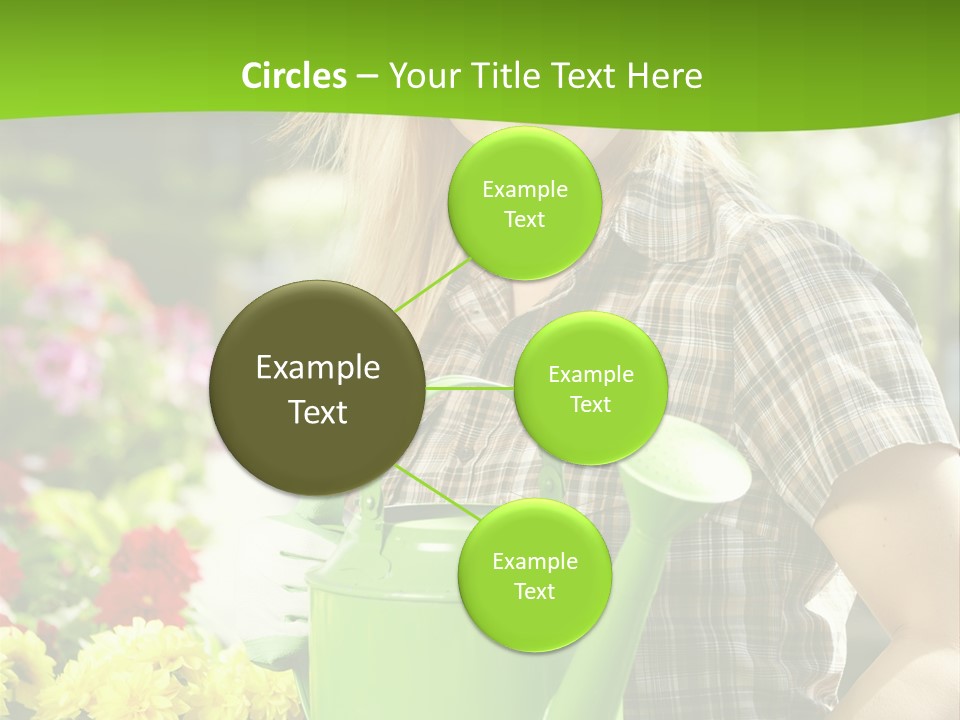 Commercial Growing Greenhouse PowerPoint Template