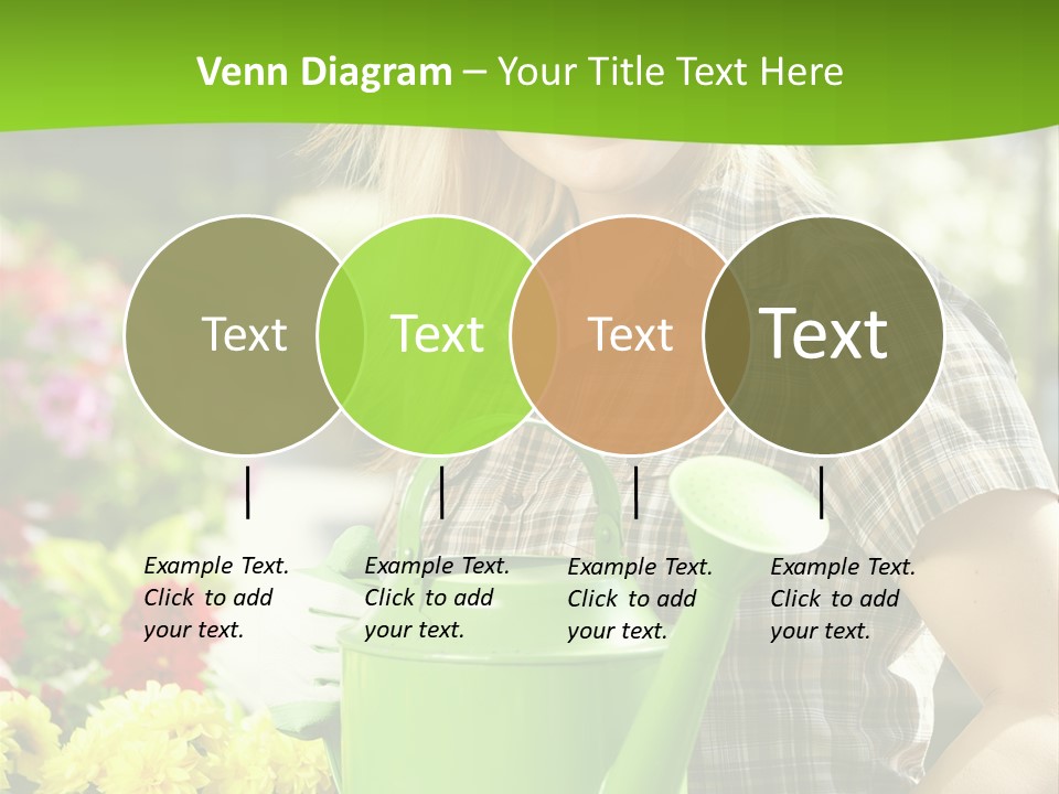 Commercial Growing Greenhouse PowerPoint Template