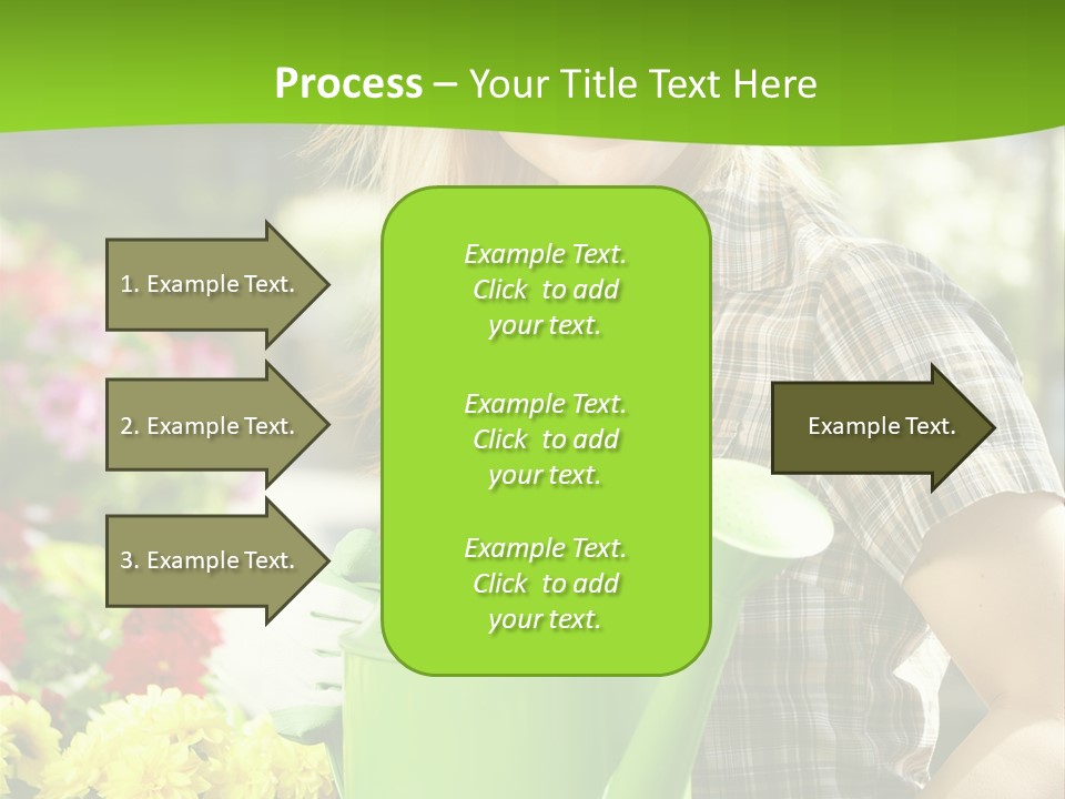 Commercial Growing Greenhouse PowerPoint Template