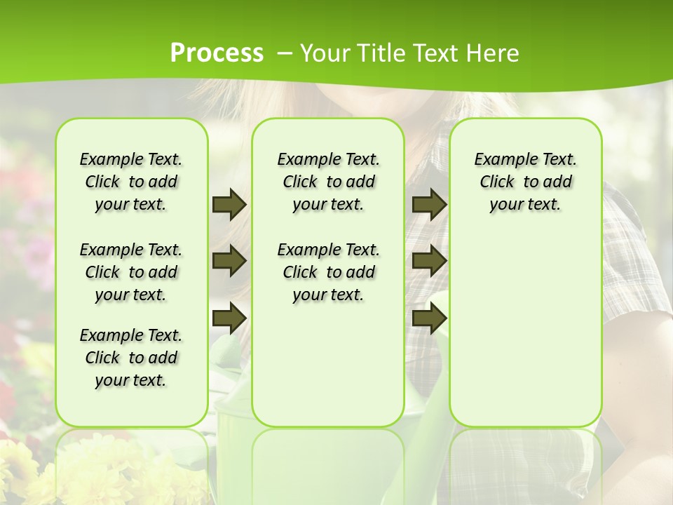 Commercial Growing Greenhouse PowerPoint Template
