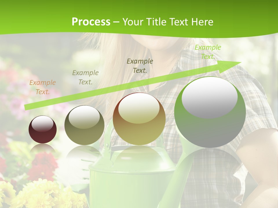 Commercial Growing Greenhouse PowerPoint Template