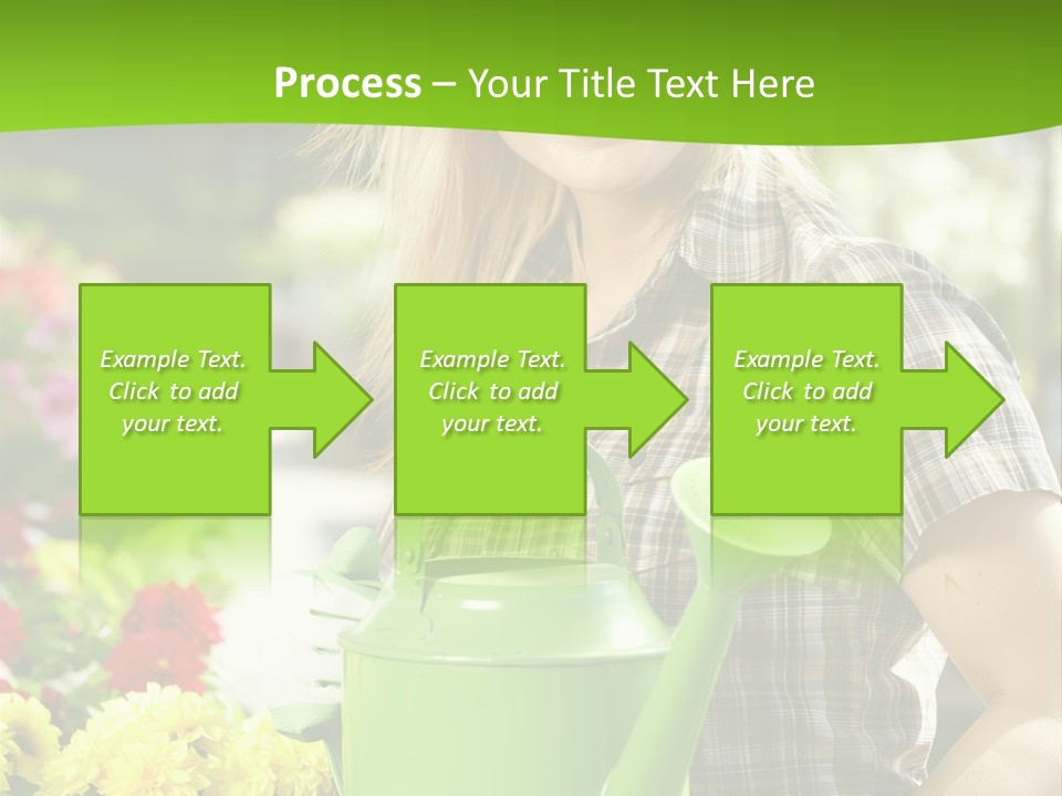Commercial Growing Greenhouse PowerPoint Template