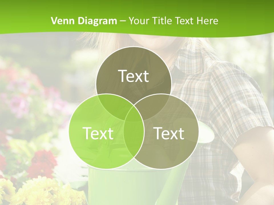 Commercial Growing Greenhouse PowerPoint Template