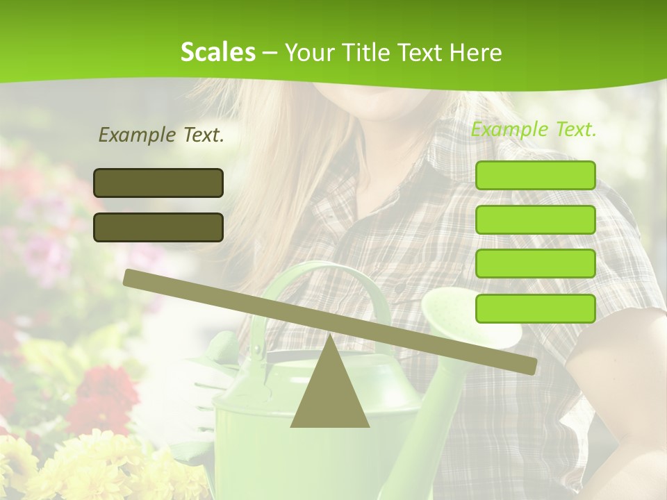 Commercial Growing Greenhouse PowerPoint Template