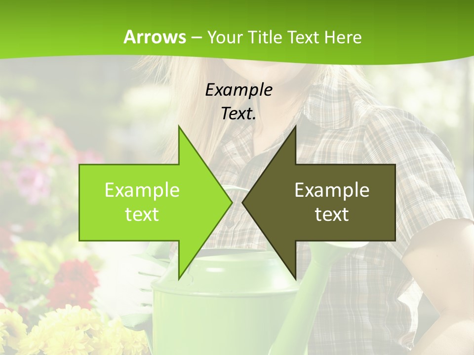 Commercial Growing Greenhouse PowerPoint Template