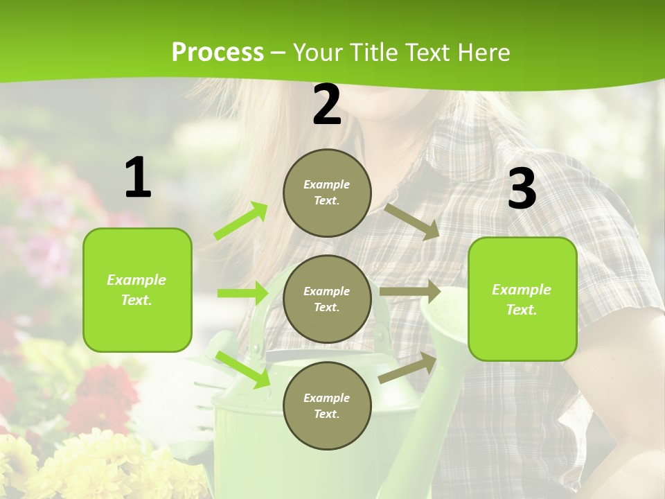 Commercial Growing Greenhouse PowerPoint Template