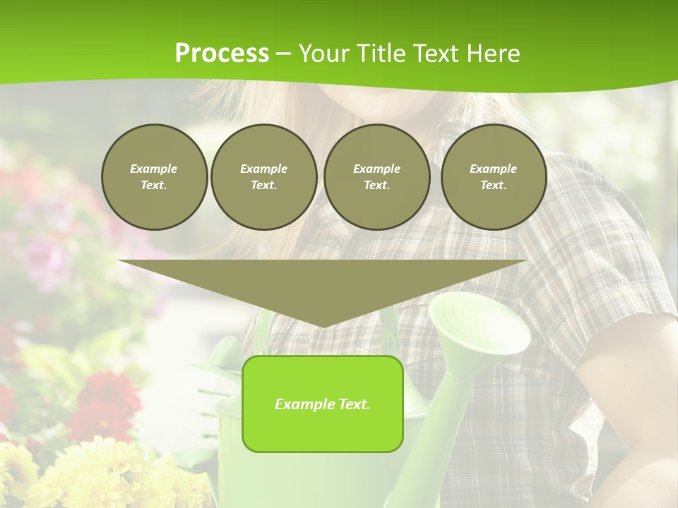 Commercial Growing Greenhouse PowerPoint Template
