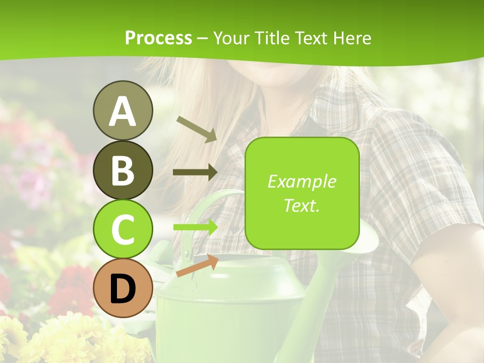 Commercial Growing Greenhouse PowerPoint Template