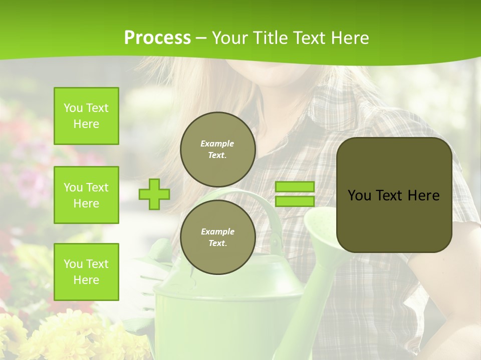 Commercial Growing Greenhouse PowerPoint Template
