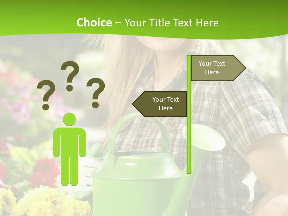Commercial Growing Greenhouse PowerPoint Template