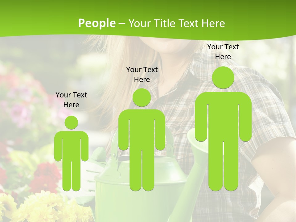 Commercial Growing Greenhouse PowerPoint Template