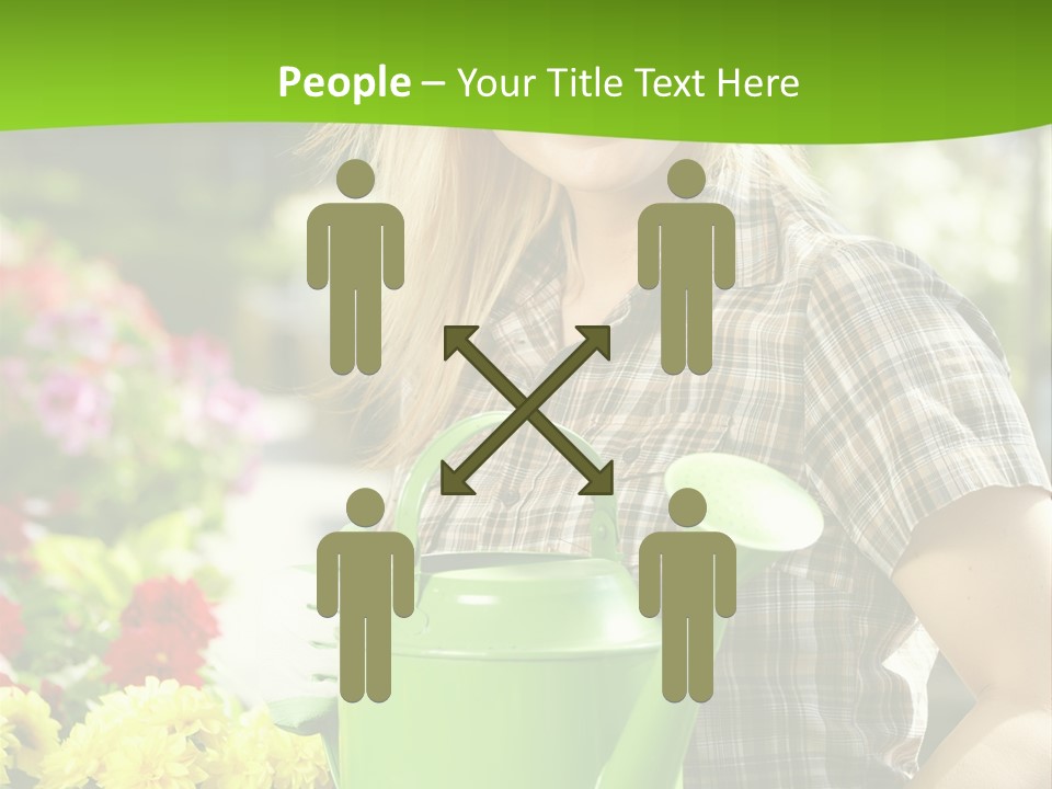 Commercial Growing Greenhouse PowerPoint Template