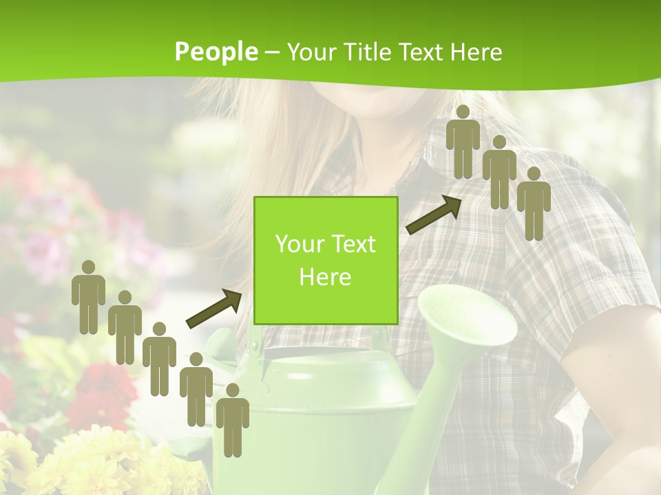 Commercial Growing Greenhouse PowerPoint Template