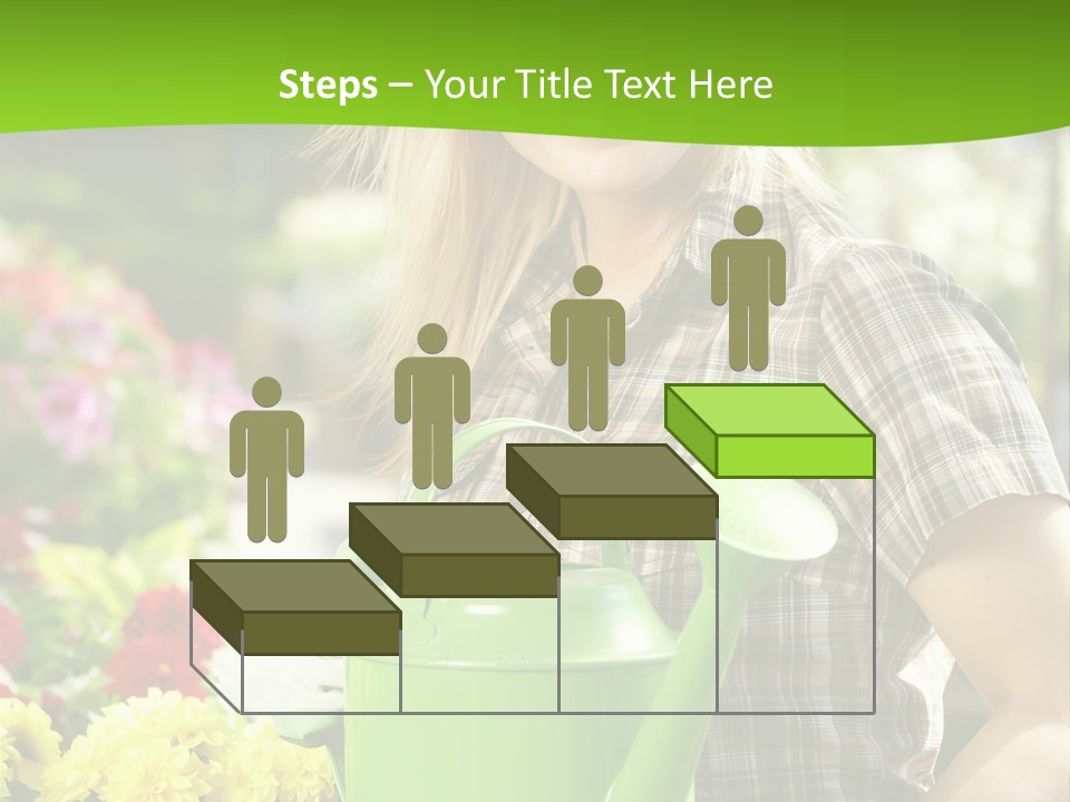 Commercial Growing Greenhouse PowerPoint Template
