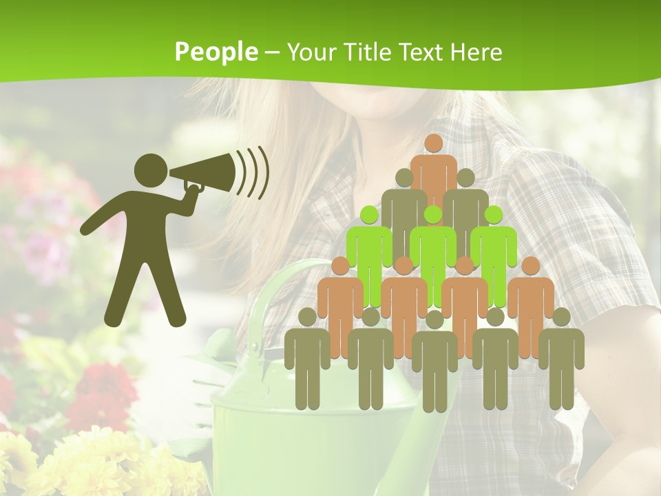 Commercial Growing Greenhouse PowerPoint Template