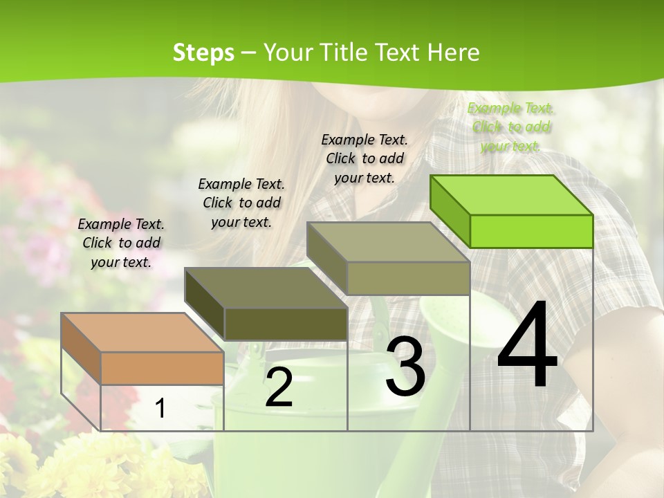 Commercial Growing Greenhouse PowerPoint Template