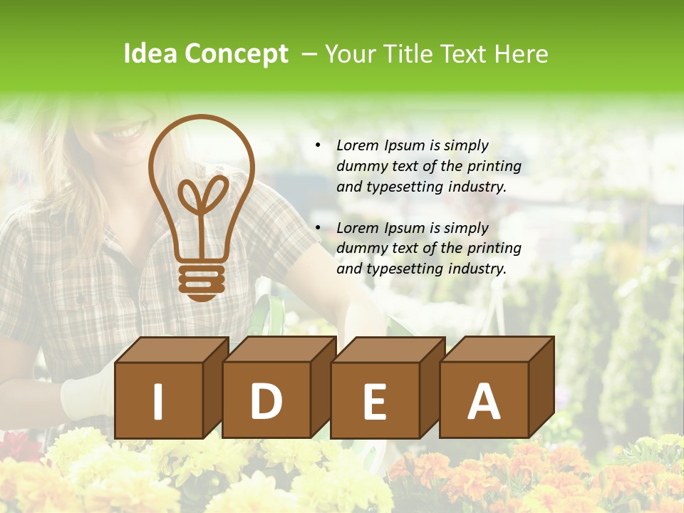 Woman Workwear Retail PowerPoint Template