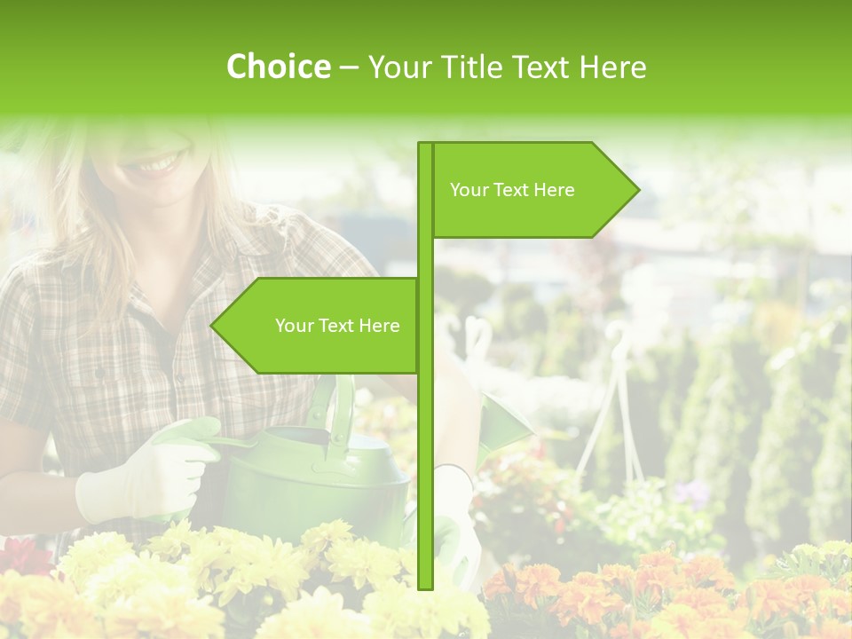 Woman Workwear Retail PowerPoint Template