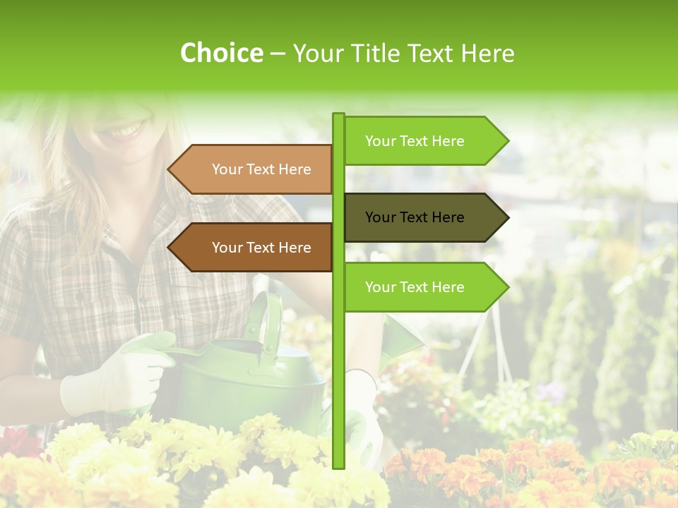 Woman Workwear Retail PowerPoint Template