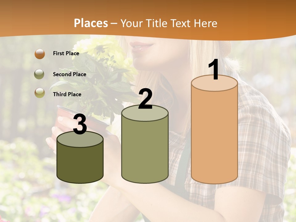 Worker Bloom Flower PowerPoint Template