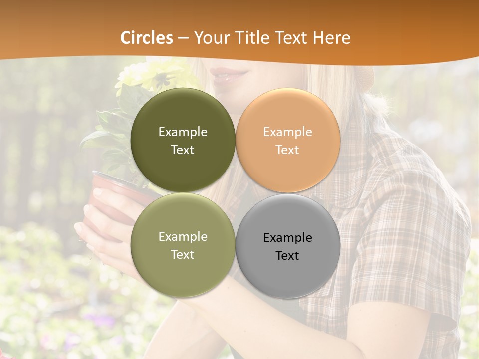 Worker Bloom Flower PowerPoint Template