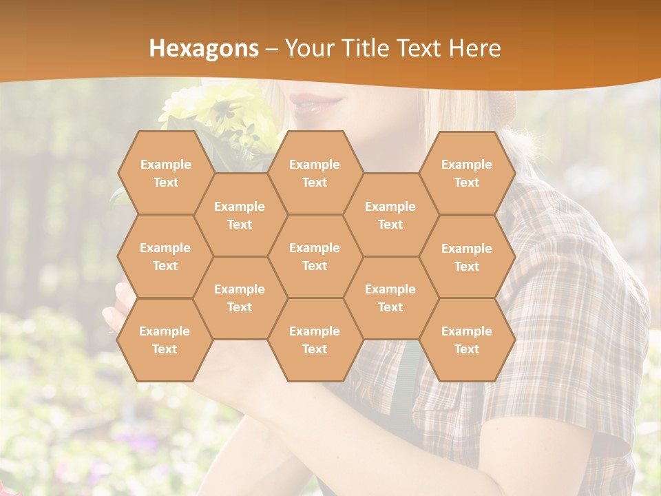 Worker Bloom Flower PowerPoint Template