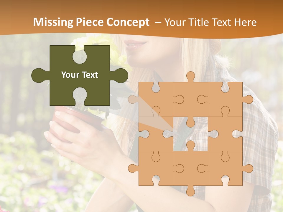 Worker Bloom Flower PowerPoint Template