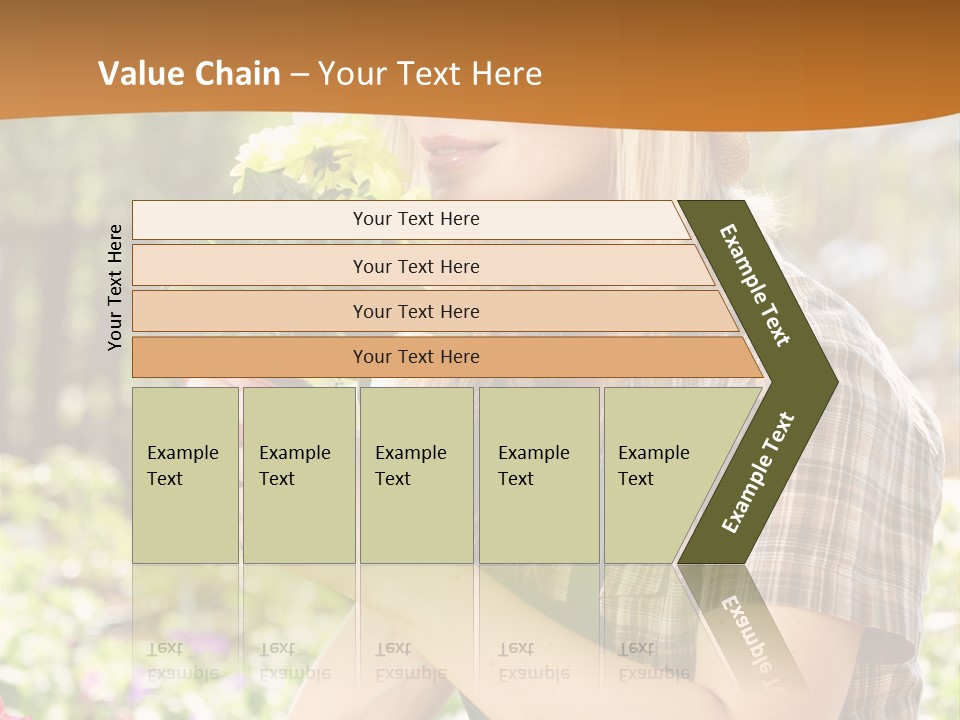 Worker Bloom Flower PowerPoint Template