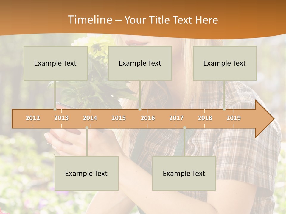 Worker Bloom Flower PowerPoint Template