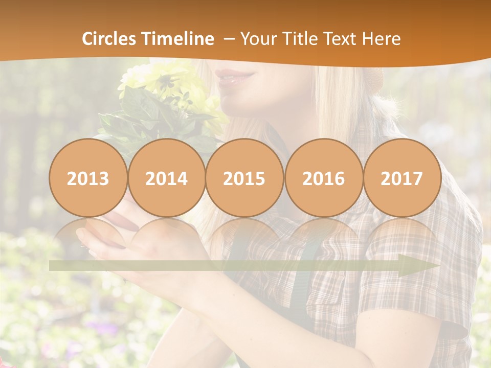 Worker Bloom Flower PowerPoint Template