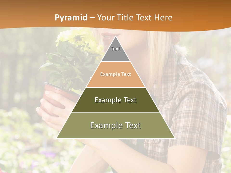 Worker Bloom Flower PowerPoint Template