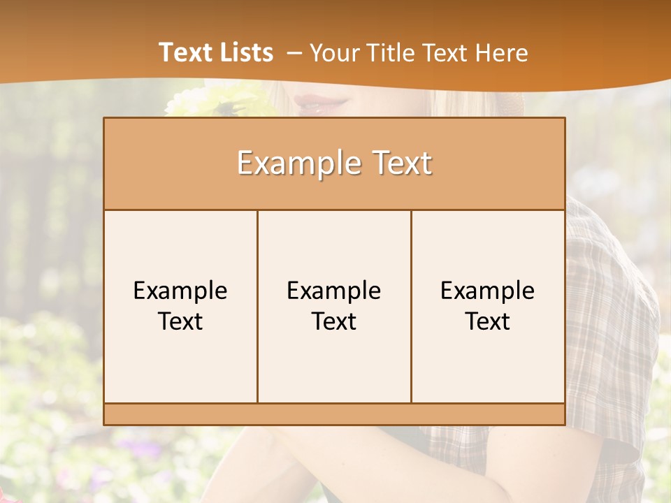 Worker Bloom Flower PowerPoint Template