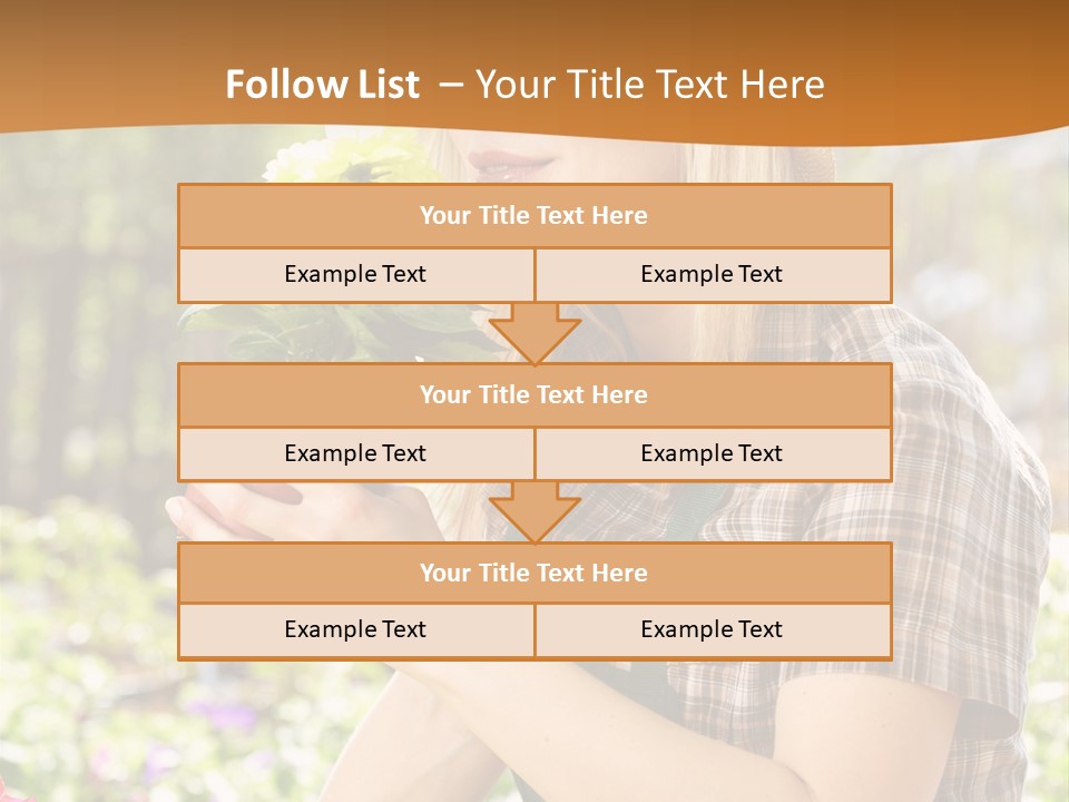 Worker Bloom Flower PowerPoint Template