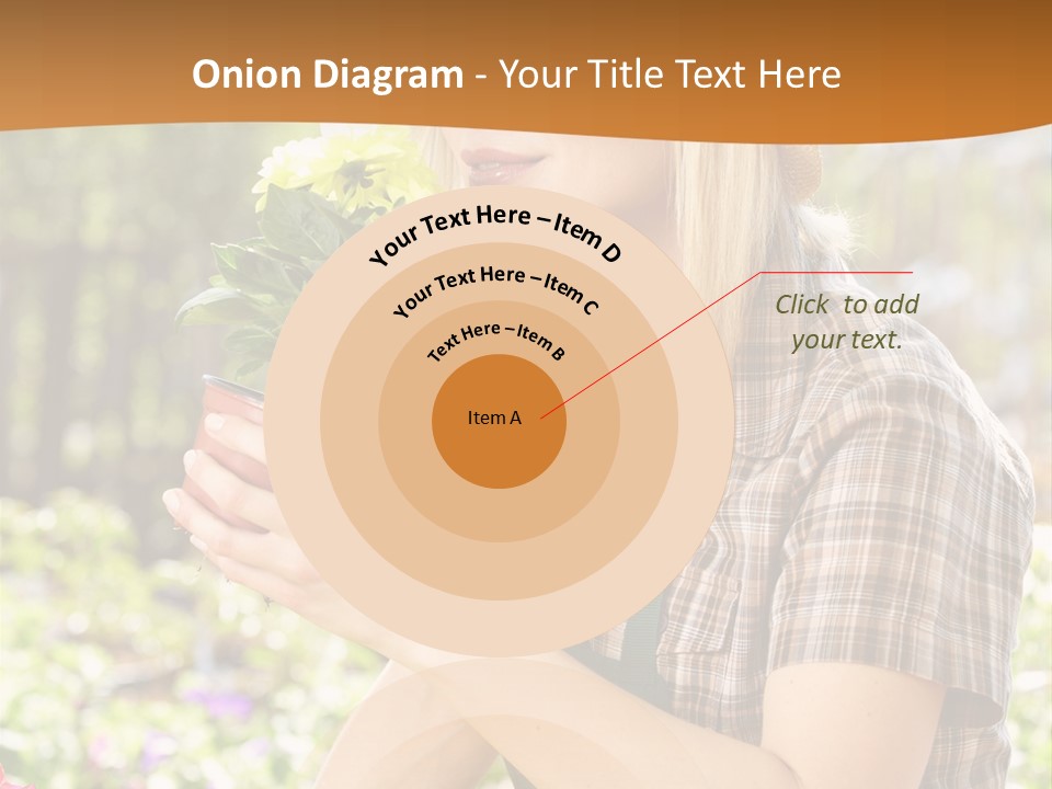 Worker Bloom Flower PowerPoint Template