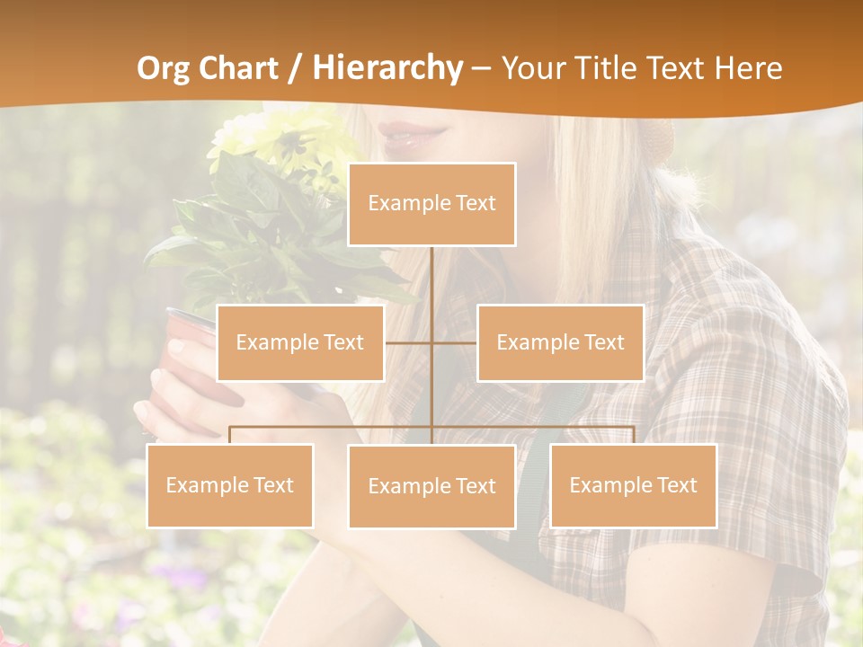 Worker Bloom Flower PowerPoint Template