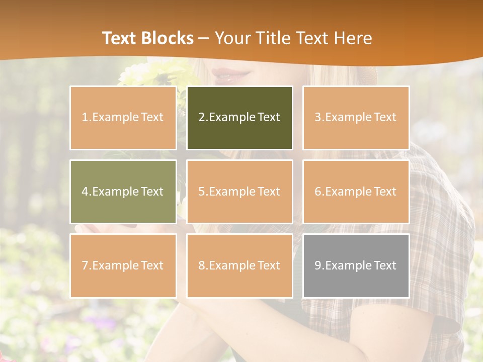 Worker Bloom Flower PowerPoint Template