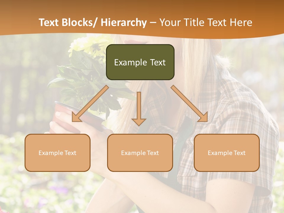 Worker Bloom Flower PowerPoint Template