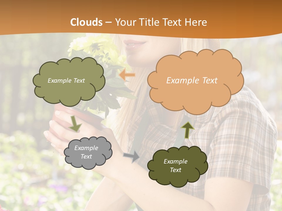 Worker Bloom Flower PowerPoint Template