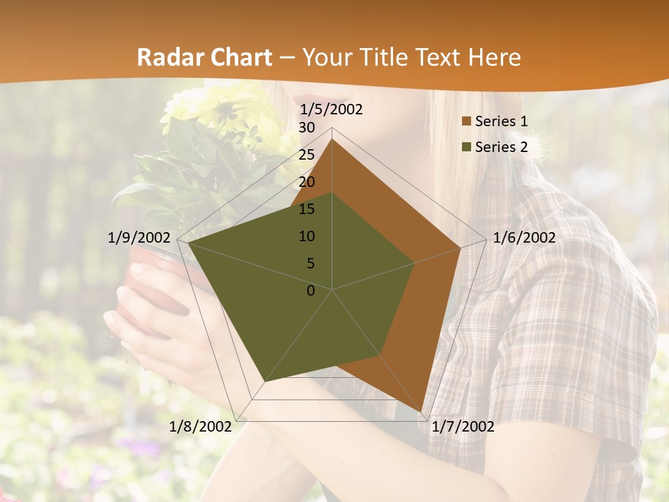 Worker Bloom Flower PowerPoint Template