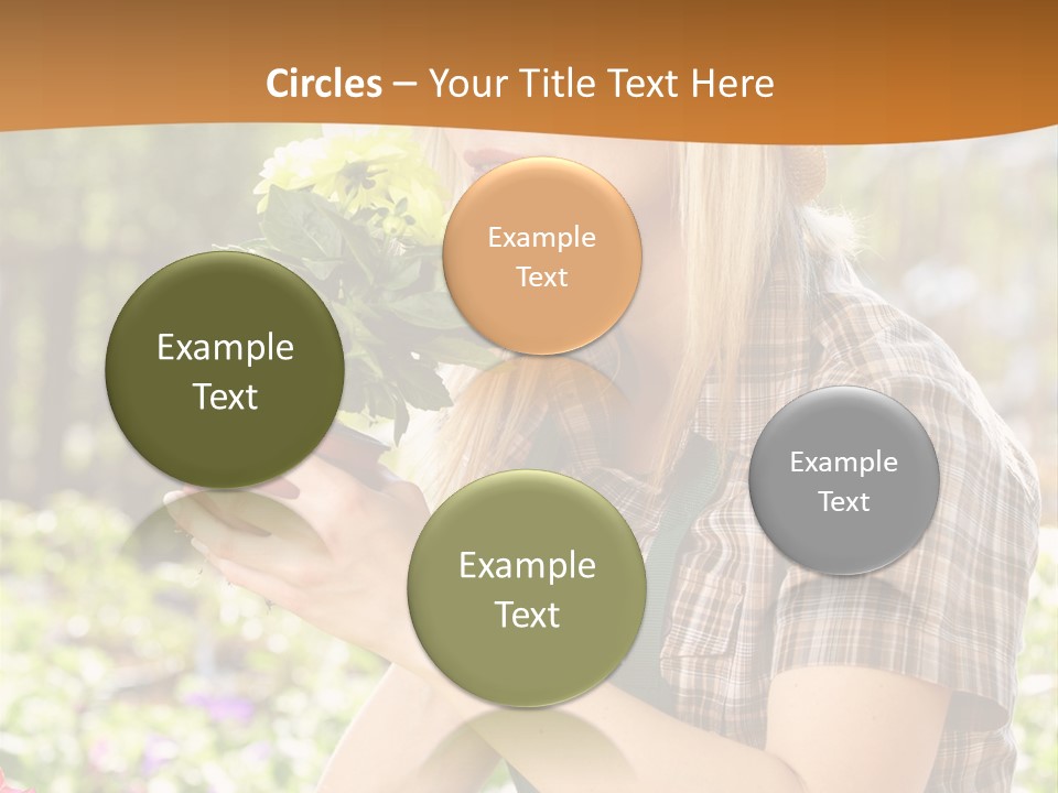 Worker Bloom Flower PowerPoint Template