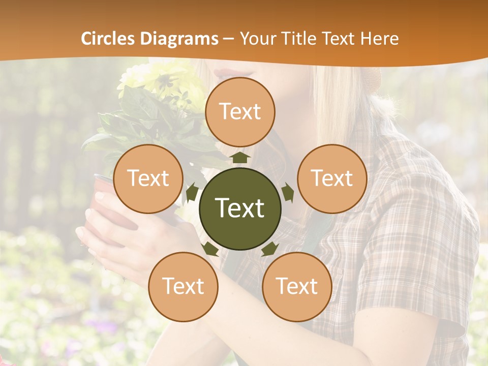 Worker Bloom Flower PowerPoint Template