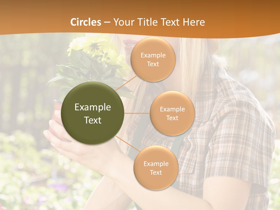 Worker Bloom Flower PowerPoint Template