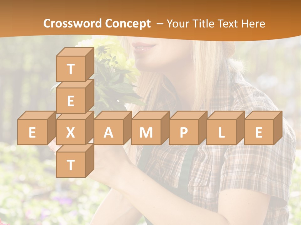 Worker Bloom Flower PowerPoint Template