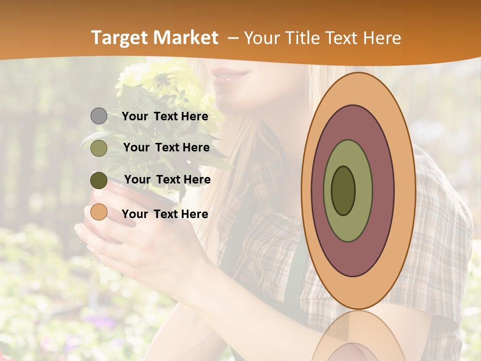 Worker Bloom Flower PowerPoint Template