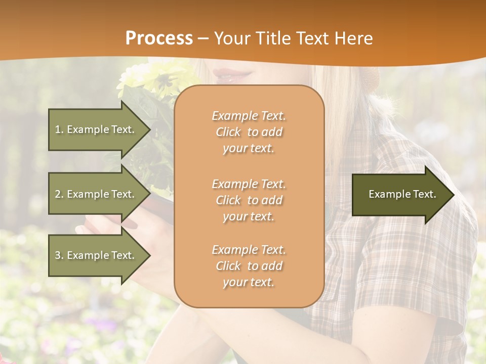 Worker Bloom Flower PowerPoint Template